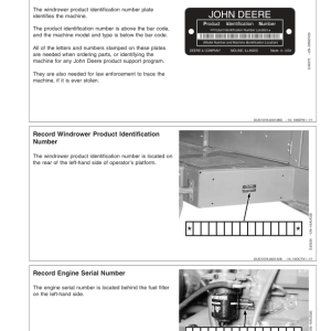 John Deere 4995 Self Propelled Windrower Operator's Manual (OME130511) - Image 3