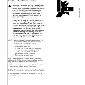 John Deere 457 Standard Round Baler Operator's Manual (OME130950) - Image 3