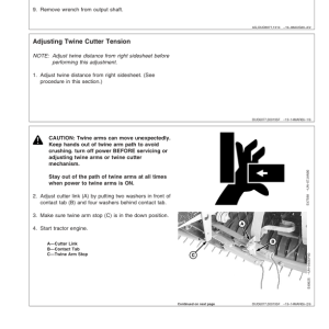 John Deere 458 Standard Round Balers (Regular Pickup Only)(000001-340000) Operator's Manual (OME131570) - Image 3