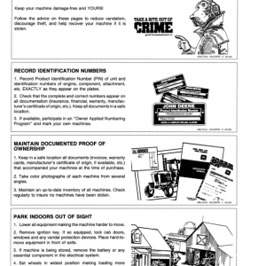 John Deere 430, 530 Round Balers (- 680000) Operator's Manual (OME73768) - Image 3