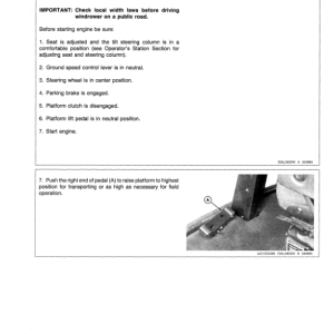 John Deere 3430, 3830 Self-Propelled Windrowers (740001 - ) Operator's Manual (OME78980) - Image 3