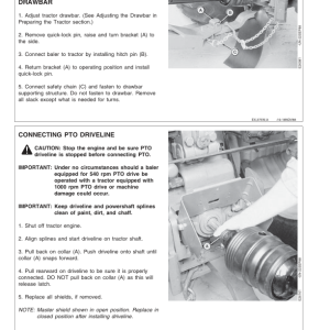 John Deere 335, 375 Round Balers (800001-) Operator's Manual (OME79344) - Image 3