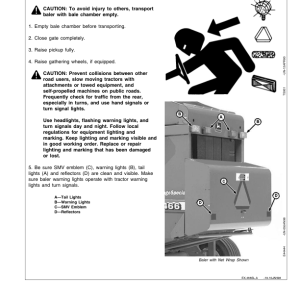 John Deere 466S Round Baler ( 115501-) Operator's Manual (OME92599) - Image 4