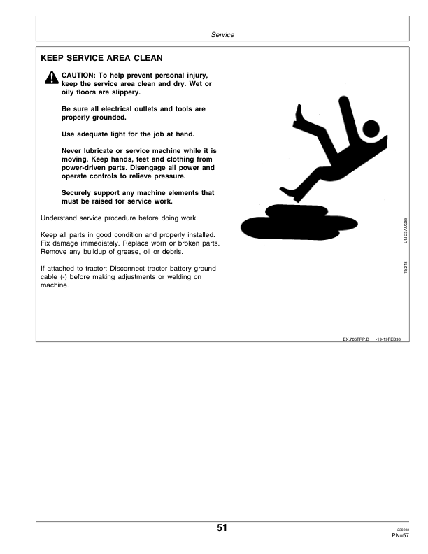 John Deere 705 Twin Rake (120001) Operator's Manual (OME94264)