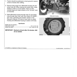 John Deere 5400N & 5500N Super Narrow Tractors (Manufactured in Mannheim ,Germany) Operator's Manual (OMER360095) - Image 2