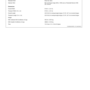 John Deere 625, 630, 635 Mower-Conditioners Operator's Manual (OMFH304530) - Image 3