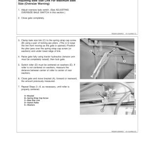 John Deere 458, 458 Silage Special & 558 Round Balers (Regular & Megawide Pickup Plus)(340001- 349999) Operator's Manual (OMFH304730) - Image 4