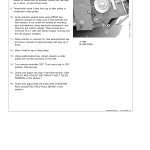 John Deere 458, 458 Silage Special & 558 Round Balers (Regular & Megawide Pickup Plus) (350001-) Operator's Manual (OMFH307273) - Image 3