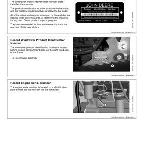 John Deere R450 Sef-Propelled Windrower Operator's Manual (OMFH310758) - Image 3