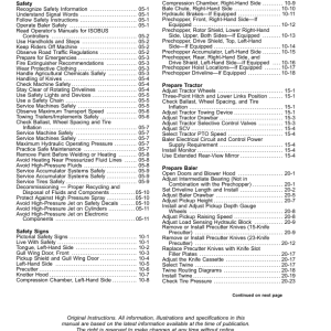 John Deere L624, L633, L634 Large Square Balers Operator's Manual (OMFH340605) - Image 4