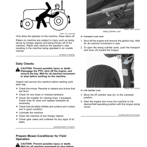 John Deere C500 Center Pivot Mower-Conditioner (North American) (Serial Number: 470000-489999) Operator's Manual (OMFH343308) - Image 3