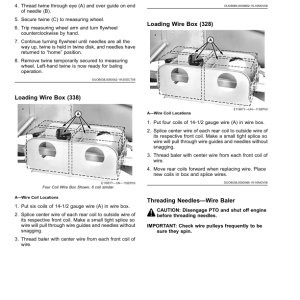 John Deere 328, 338 Square Balers (460000-) Operator's Manual (OMFH343707) - Image 2