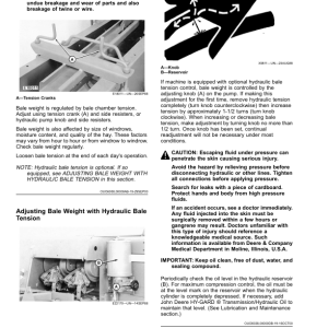 John Deere 328, 338 Square Balers (460000-) Operator's Manual (OMFH343707) - Image 3