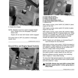 John Deere W260 Rotary Self-Propelled Windrower (420001-) (North American) Operator's Manual (OMFH343729) - Image 4