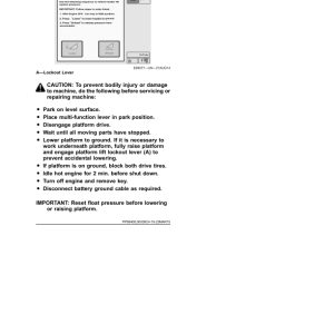 John Deere R500 Rotary Platform (490000-) (Export Edition) Operator's Manual (OMFH348432) - Image 3