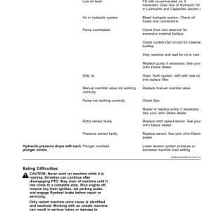 John Deere L331, L331 Precutter, L341, L341 Precutter Large Square Balers (490000-) (Export Edition) Operator's Manual (OMFH348554) - Image 3