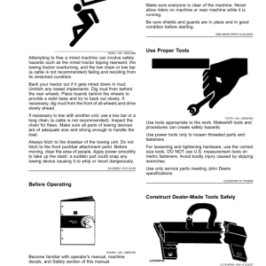 John Deere W235R, W260R Self-Propelled Windrower (Serial No. 510000-) (Export Edition) Operator's Manual (OMFH352684) - Image 3