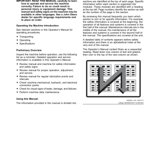 John Deere R500 Rotary Platform (Export Edition) Operator's Manual (OMFH355674) - Image 3