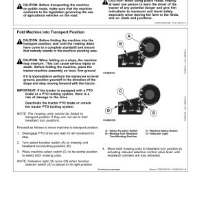 John Deere R870R, R950R, R990R Mower-Conditioners, R990M Mower Operator's Manual (OMFH355704) - Image 3