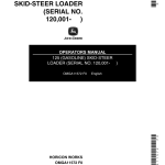 John Deere 125 Skid Steer Loader (Gas) Operator's Manual (OMGA11572) - Image 1