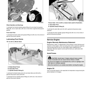 John Deere 102, 115, 125, 135, 145, 155C & 190C Lawn & Garden Tractors (Includes LT) Export Edition (010001- ) Operator's Manual (OMGX22083) - Image 3