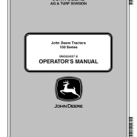 John Deere 100 Series Tractors U.S. (040001-), Rest of World (080001-) Operator's Manual (OMGX24537) - Image 1