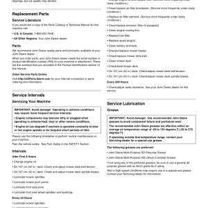 John Deere Tractor X125, X145, X165 (EX) Operator's Manual (OMGX24638) - Image 4