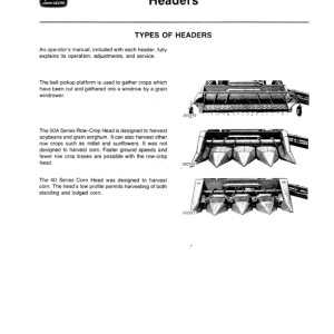 John Deere 7721 Combine Operator's Manual (OMH105656) - Image 2