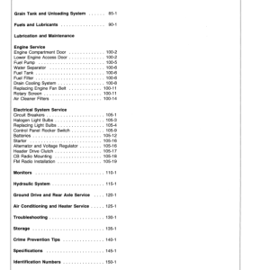 John Deere CTS Rice Combine (665401 - 667455) Operator's Manual (OMH146999) - Image 4