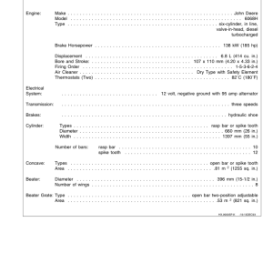 John Deere 9400, 9500, 9600 Combines Operator's Manual (OMH161694) - Image 4