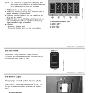 John Deere 9650 CTS Combine (Includes OM Supplement H209571) Operator's Manual (OMH205905) - Image 3