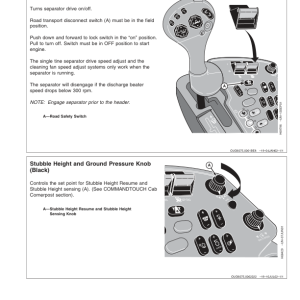 John Deere 9880 STS Combine (700801-) Operator's Manual (OMH205944) - Image 3