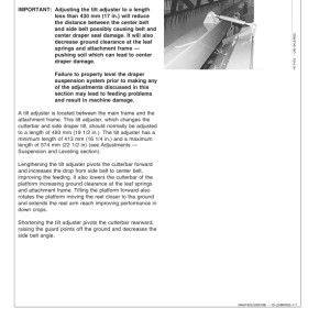 John Deere 925D, 930D, & 936D Draper Platforms North America (720551-725100) Operator's Manual (OMH227005) - Image 3