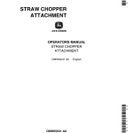John Deere Straw Chopper Attachments for 55, 65, 95, 96, 105, 106 Combines Operator's Manual (OMH65031) - Image 1