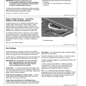 John Deere 630FD, 635FD, 640FD & 645FD Flexible Draper Platforms Operator's Manual (OMHXE110472) - Image 3