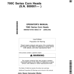 John Deere 700C Series Corn Heads Operator's Manual (OMHXE119105) - Image 1