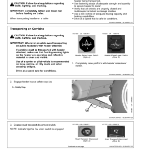 John Deere 700D Series Draper Platforms 725D, 730D, 735D, 740D Operator's Manual (OMHXE122485) - Image 3