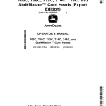 John Deere 706C, 708C, 712C, 716C, 718C, StalkMaster Corn Heads Operator's Manual (OMHXE147354) - Image 1