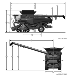 John Deere X9 1000, X9 1100 Combine Tracks (815001-820000) (Export Edition) Operator's Manual (OMHXE164171) - Image 2