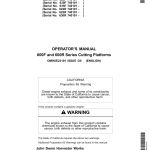 John Deere 600 F&R Series Cutting Platforms North America (740101-745000) Operator's Manual (OMHXE23101) - Image 1