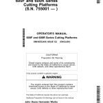 John Deere 600 F&R Series Cutting Platforms Export Edition (755001-765000) Operator's Manual (OMHXE52458) - Image 1