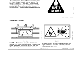 John Deere 600D Series Draper Platforms 625D, 630D, 635D & 640D Export Edition (765001-775000) Operator's Manual (OMHXE69598) - Image 3