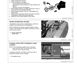 John Deere 600F Series Cutting Platform Export Edition (775001-785000) Operator's Manual (OMHXE75737) - Image 3