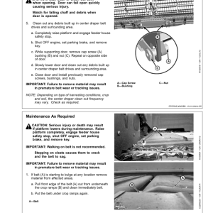 John Deere 600FD Series Flexible Draper Platforms South American Edition (000000-115099) Operator's Manual (OMHXE77240) - Image 3