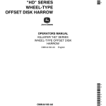 John Deere Killefer HD Series Wheel-Type Offset Disk Harrow Operator's Manual (OMK44160) - Image 1