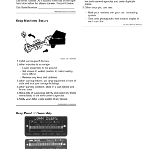 John Deere CS770 Cotton Stripper (240001-248999) (Export Edition) Operator's Manual (OMKK108242) - Image 4