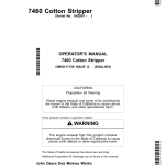 John Deere 7460 Cotton Strippers North America (042001-043000) Operator's Manual (OMKK17159) - Image 1