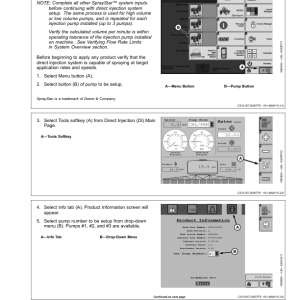 John Deere Direct injection System for R4030, R4038 & R4045 Self-Propelled Sprayers Operator's Manual (OMKK19847) - Image 3