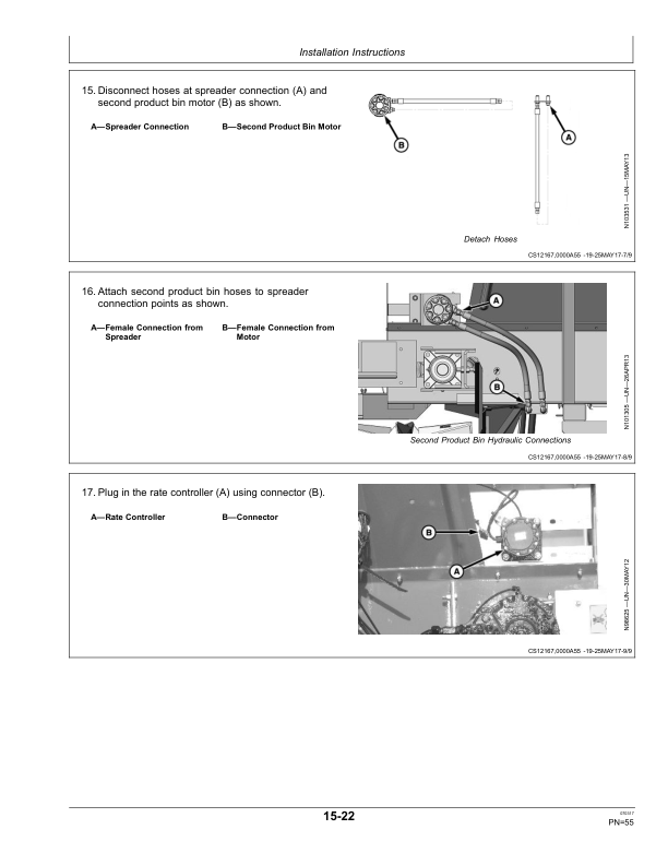 John Deere DN456 & DN485 Dry Spinner Spreaders Operator's Manual ...