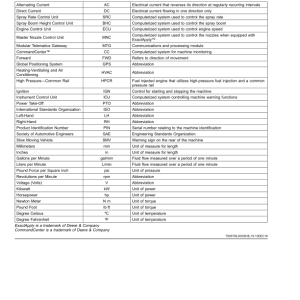 John Deere M4030, M4040 Self-Propelled Sprayers (190000-230000) (Worldwide Edition) Operator's Manual (OMKK57257) - Image 4